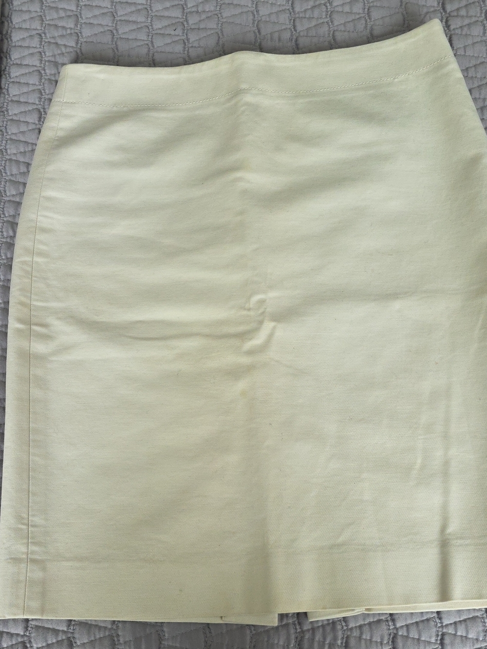 J. Crew Cream Pencil Skirt